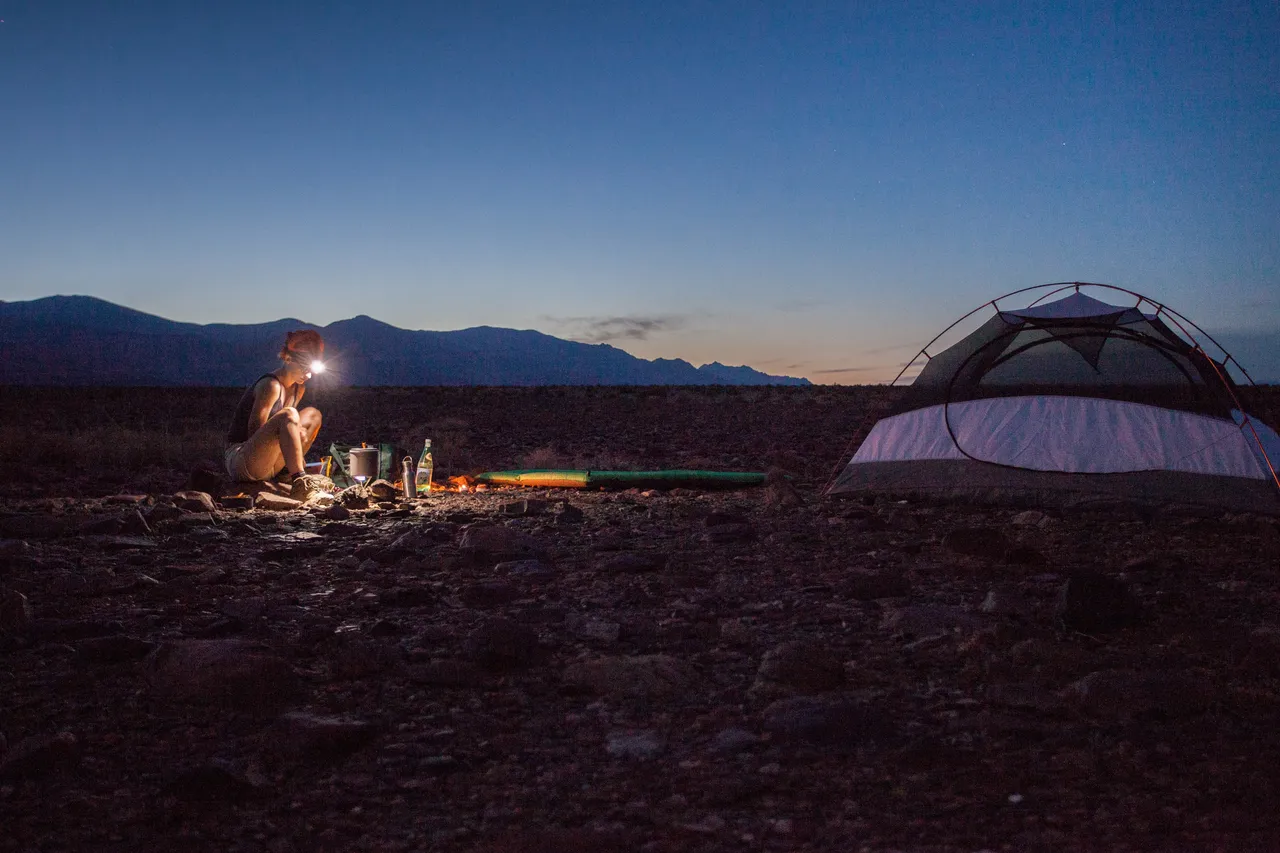 Practice setting up your tent